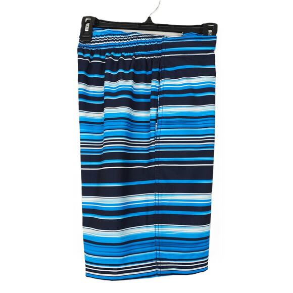 Speedo Men's Bondi Stretch Boardshort 20" Turkish Sea Blue Stripe Small NWT - Picture 4 of 8